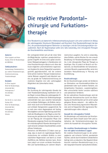 Die resektive Parodontal- chirurgie und Furkations