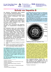 Schutz vor Hepatitis B