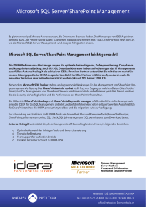 Microsoft SQL Server/SharePoint Management