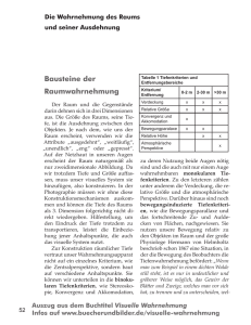 Die Wahrnehmung r&auml;umlicher Tiefe