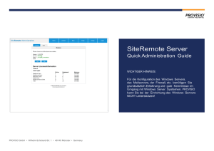 SiteRemote Server