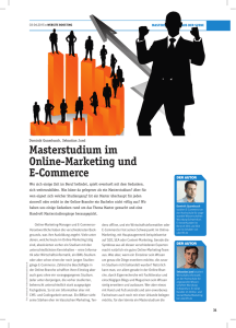 Masterstudium im Online-Marketing und E