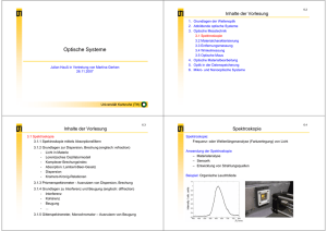 Optische Systeme - KIT