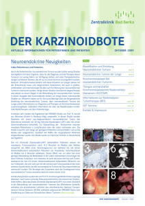 Der KarzinoiDbote - Netzwerk Neuroendokrine Tumoren (NeT)