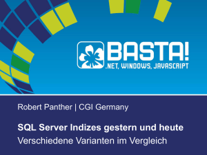 SQL Server Indizes gestern und heute