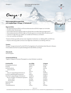 Omega-3 - Arktis BioPharma