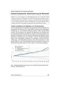 Globale Energiewende. Dekarbonisierung der Wirtschaft