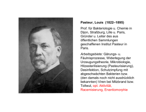 Folien: Pasteur, Laue, Ziegler und Natta