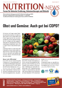 Obst und Gemüse: Auch gut bei COPD?