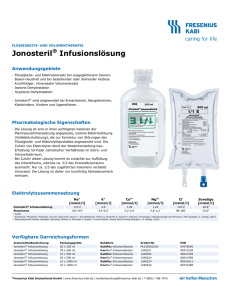 Jonosteril® Infusionslösung