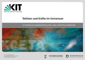 Teilchen und Kräfte im Universum