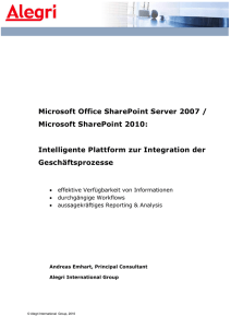 Microsoft Office SharePoint Server 2007 / Microsoft