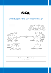 SQL - Grundlagen und Datenbankdesign