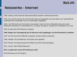 Netzwerke - Internet - Berliner Linux User Group