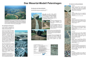Wesertal-Modells - Stadt Petershagen