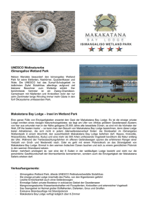UNESCO Weltnaturerbe iSimangaliso Wetland Park Makakatana