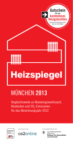 Heizspiegel München 2013