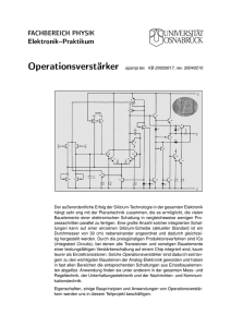 Operationsverstärker