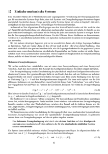 12 Einfache mechanische Systeme