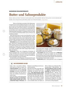 Butter und Sahneprodukte - BioHandel