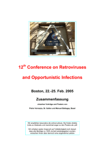 12 Conference on Retroviruses and Opportunistic Infections