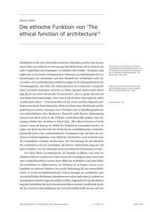 `The ethical function of architecture` 1 - Cloud-Cuckoo-Land