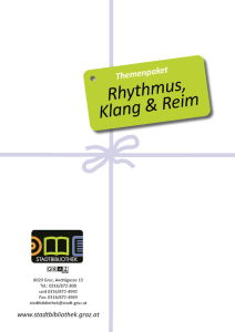 Themenpaket Rhythmus, Klang und Reim