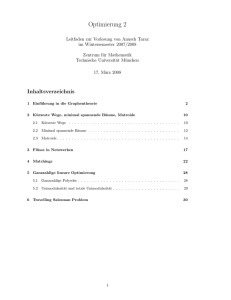 Optimierung 2 - TUM - Zentrum Mathematik - M9