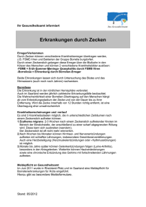 Merkblatt Zecken - Saarpfalz