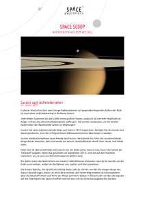 Cassini sagt Aufwiedersehen