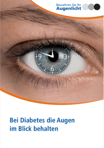 Bei Diabetes die Augen im Blick behalten