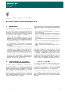 Quellensteuer Merkblatt Q13 - Finanzdirektion des Kantons Bern