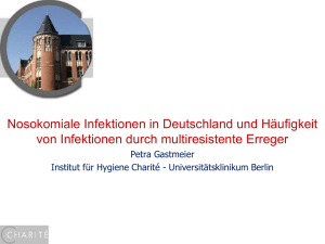 Nosokomiale Infektionen in Deutschland - PEG