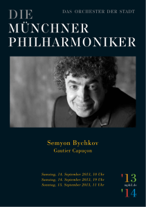 Semyon Bychkov - Spielfeld Klassik