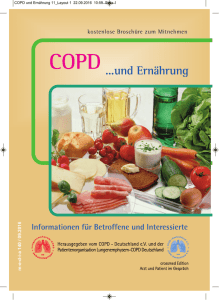 und Ernährung - COPD