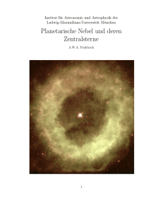 Planetarische Nebel und deren Zentralsterne