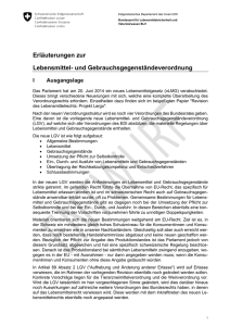 Erl&auml;uterungen zur Lebensmittel