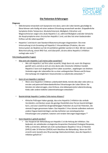 Die Patienten-Erfahrungen