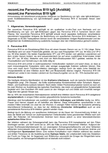 recomLine Parvovirus B19 IgM - Pharma Consulting Marion Senn