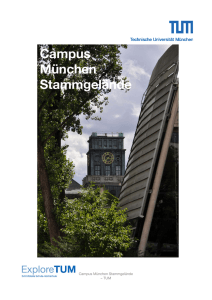 Campus München Stammgelände - TUM-Schüler