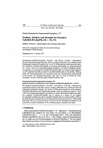 Synthese, Struktur und Dynamik der Komplexe C5H5M(2