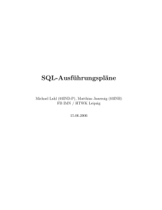 SQL-Ausführungspläne - linux