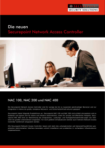 Die neuen Securepoint Network Access Controller