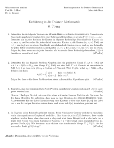 Zettel 6 - Forschungsinstitut für Diskrete Mathematik