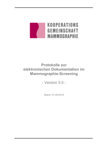 Protokolle zur Dokumentation Version