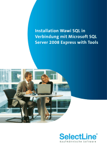 Installation Wawi SQL in Verbindung mit Microsoft SQL