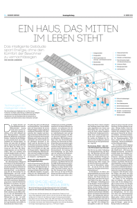 Ein Haus, das mitten im Leben steht