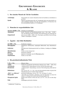 Geschichte Klasse 6 [pdf 021 kB] - Comenius