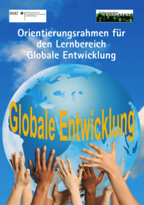 Orientierungsrahmen für den Lernbereich Globale Entwicklung