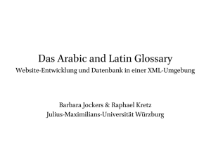 Das Arabic and Latin Glossary